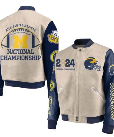 2024 Michigan Wolverines National Championship Varsity Jacket - Celebrate In Style!