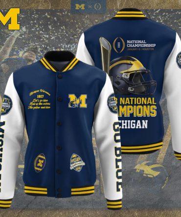 Michigan Wolverines National Champions Varsity Jacket - Celebrate Victory In Style!