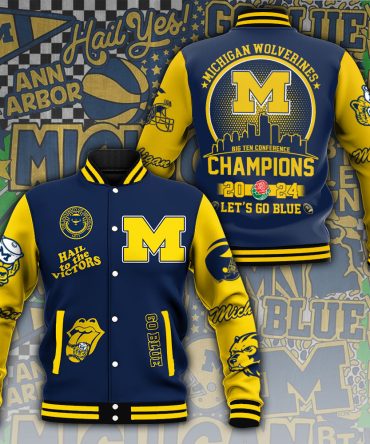 Michigan Wolverines 2024 Champions Varsity Jacket - Go Blue Spirit Wear