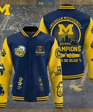 Michigan Wolverines Champions Varsity Jacket 2023 – Celebrate Victory In Style!