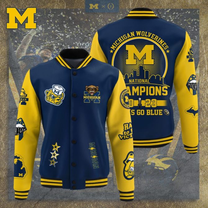 Michigan Wolverines Champions Varsity Jacket 2023 – Celebrate Victory In Style!