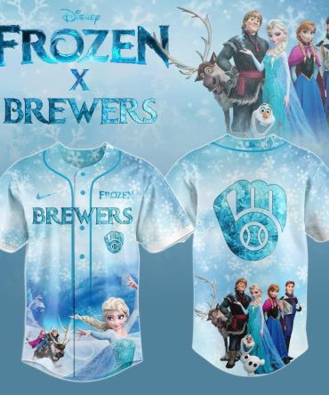 Frozen X Brewers Ice Magic Jersey - Limited Edition For Disney Fans!