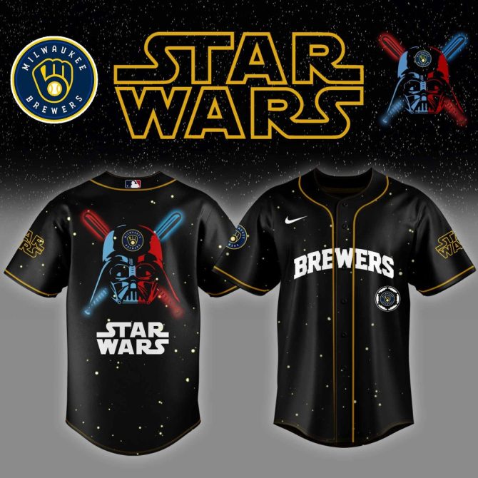 Milwaukee Brewers Star Wars Baseball Jersey - Limited Edition Fan Gear
