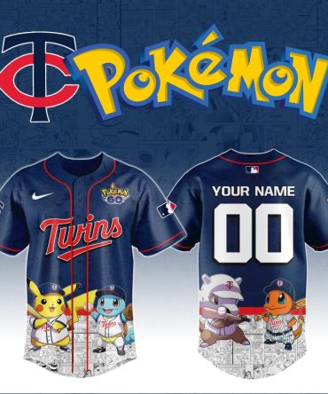 Custom Pokémon X Twins Jersey - Personalized Name & Number, Limited Edition!