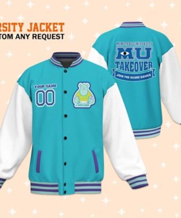 Custom Monsters University Varsity Jacket - Personalize Your Style Today!