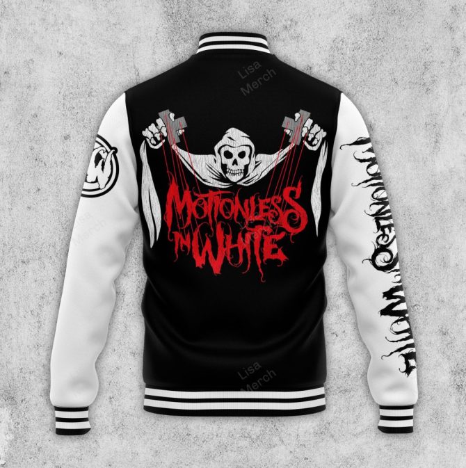 Custom Motionless In White Varsity Jacket - Personalized Band Apparel - Image 4