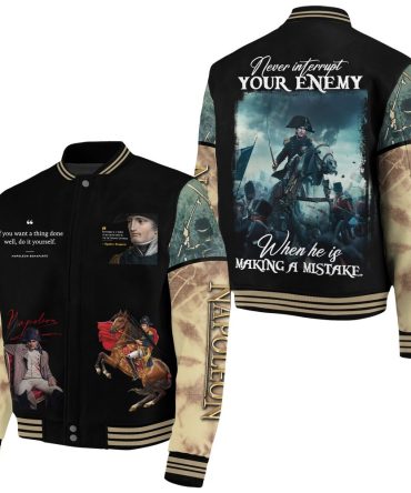 Napoleon Vintage Bomber Jacket – Unique Historical Design, Perfect Gift For History Buffs