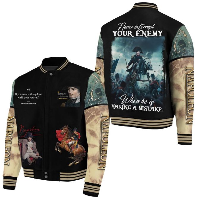 Napoleon Vintage Bomber Jacket – Unique Historical Design, Perfect Gift For History Buffs