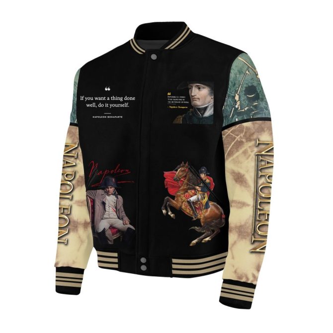 Napoleon Vintage Bomber Jacket – Unique Historical Design, Perfect Gift For History Buffs - Image 2