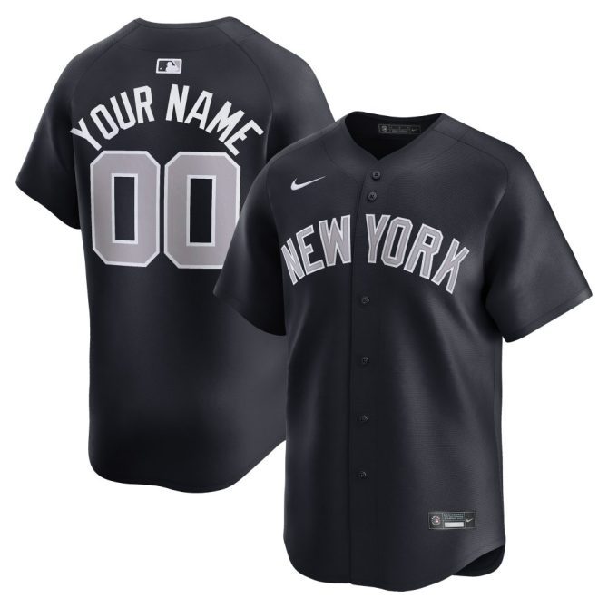 Customizable New York Baseball Jersey - Add Your Name & Number - Perfect Gift!