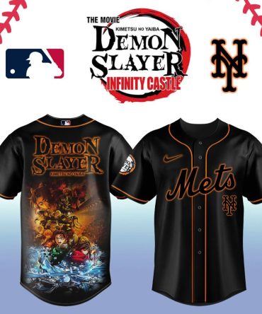 Exclusive Demon Slayer X Mets Mlb Jersey – Limited Edition Anime Baseball Shirt