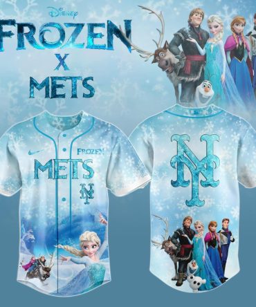 Frozen X Mets Limited Edition Jersey – Perfect For Disney & Baseball Fans!