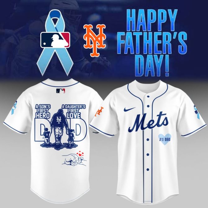 Celebrate Father'S Day In Style: Mets Dad Hero & Love Baseball Jersey - Perfect Gift!