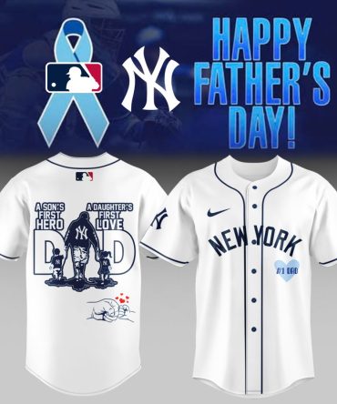 Celebrate Father'S Day With New York Baseball Dad Jersey - Son'S Hero, Daughter'S Love Gift