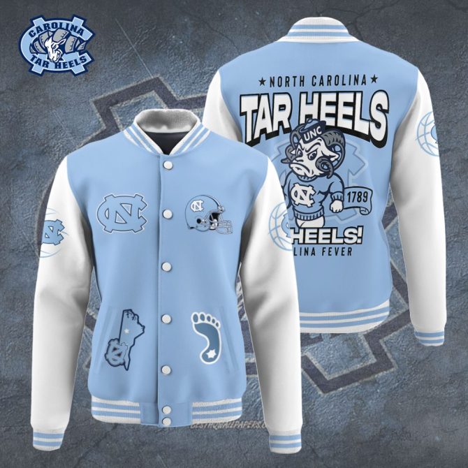 North Carolina Tar Heels Varsity Jacket - Official Unc Apparel For Fans