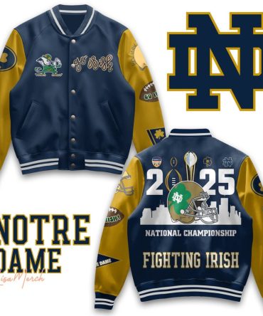 Notre Dame Fighting Irish Varsity Jacket - 2025 National Championship Collector'S Edition