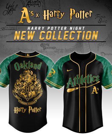 Limited Edition Oakland Athletics X Harry Potter Jersey - Magical Fan Gear Collection