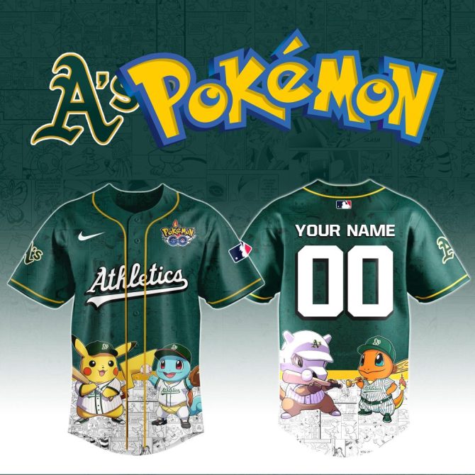 Customizable Pokémon Athletics Jersey - Limited Edition Fan Gear For Pokémon Lovers!