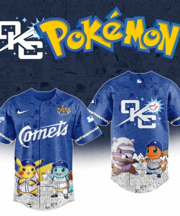 Limited Edition Pokémon Baseball Jersey - Pikachu & Friends Design - Perfect Gift For Fans!