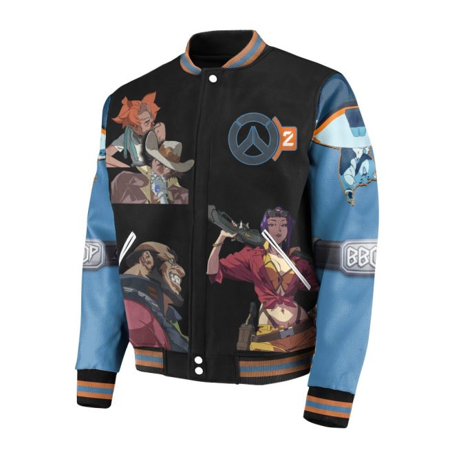 Anime Fusion Varsity Jacket - Unique Design For Fans , Limited Edition - Image 2
