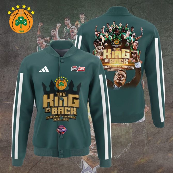 Limited Edition 'The King Is Back' Jacket - Celebrate Euroleague Champions In Style