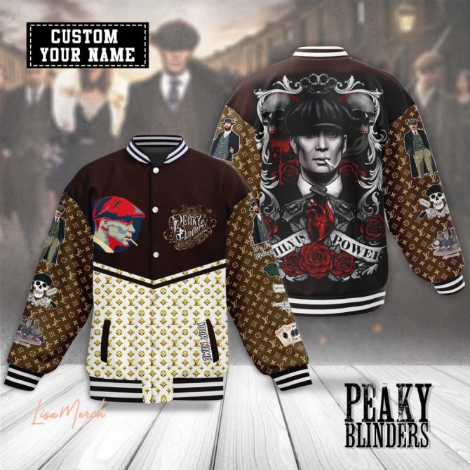 Custom Peaky Blinders Varsity Jacket - Unique Design, Add Your Name, Perfect Gift!