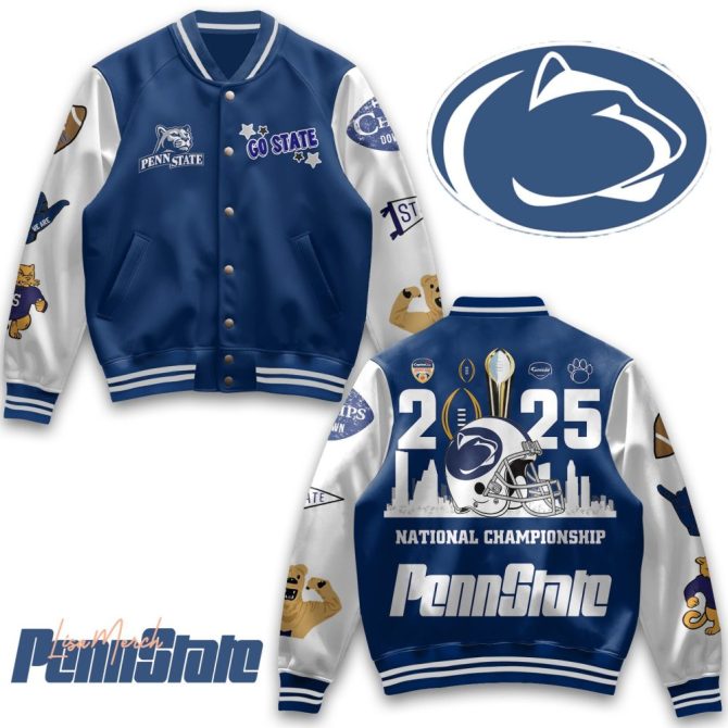 2025 Penn State National Championship Varsity Jacket - Limited Edition Fan Gear