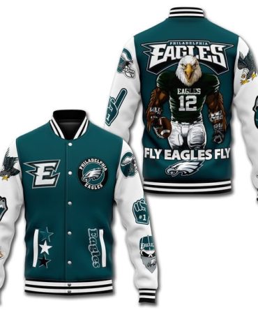 Fly Eagles Fly Varsity Jacket - Bold Custom Design For Ultimate Fans