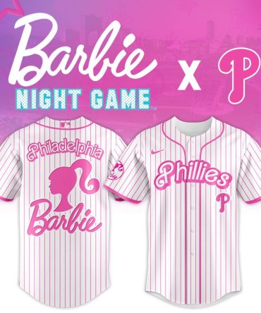 Limited Edition Barbie X Phillies Night Game Jersey – Perfect For Fans & Collectors!