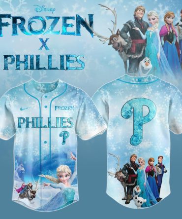 Frozen X Phillies Limited Edition Jersey – Disney Magic & Baseball Fan Gear