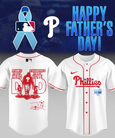Celebrate Dad With Phillies Father'S Day Jersey - Perfect Gift For Baseball Fans!