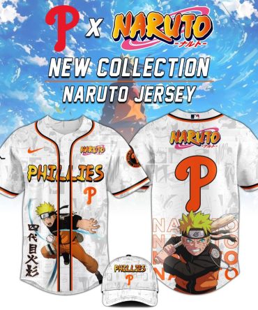 Limited Edition Naruto X Phillies Jersey – New Collection Anime Sportswear