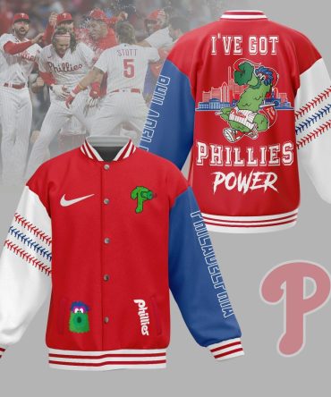 Limited Edition Phillies Varsity Jacket - Show Your Team Power In Style!