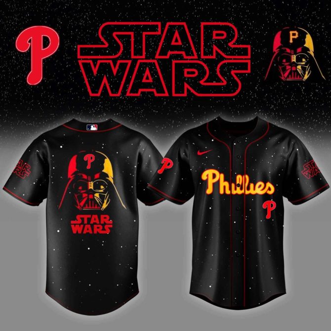 Limited Edition Star Wars Phillies Jersey – Dark Side Fan Gear
