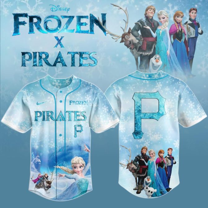 Frozen X Pirates Baseball Jersey – Limited Edition Disney Collab For Fans & Collectors