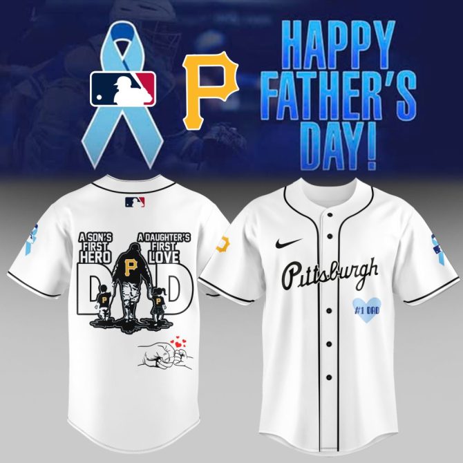 Celebrate Dad With Pittsburgh Baseball Jersey - Father'S Day Gift - Son'S Hero, Daughter'S Love Design