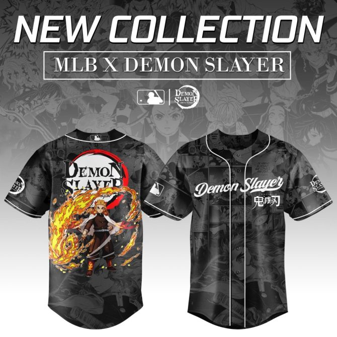 Exclusive Mlb X Demon Slayer Jersey – Limited Edition Anime Apparel