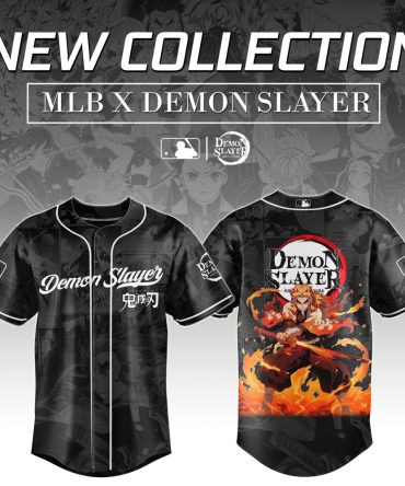 Limited Edition Mlb X Demon Slayer Jersey – Stylish Anime Sportswear