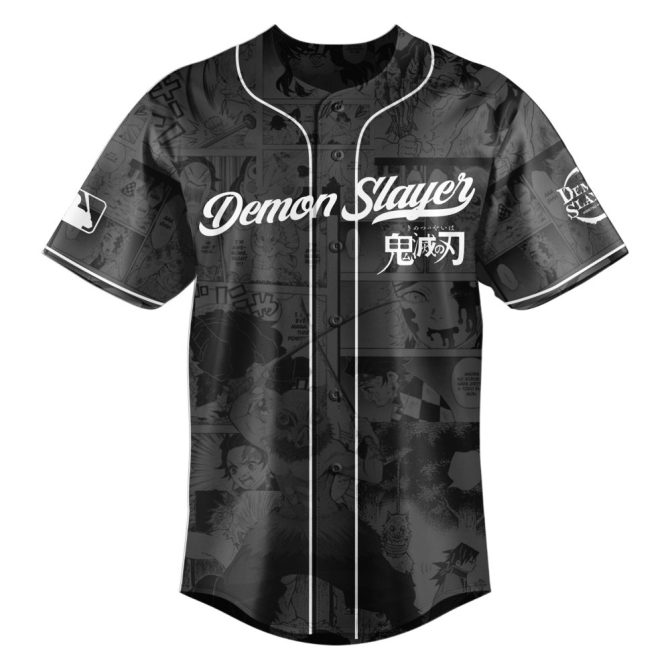 Exclusive Mlb X Demon Slayer Jersey – Limited Edition Anime Apparel - Image 2