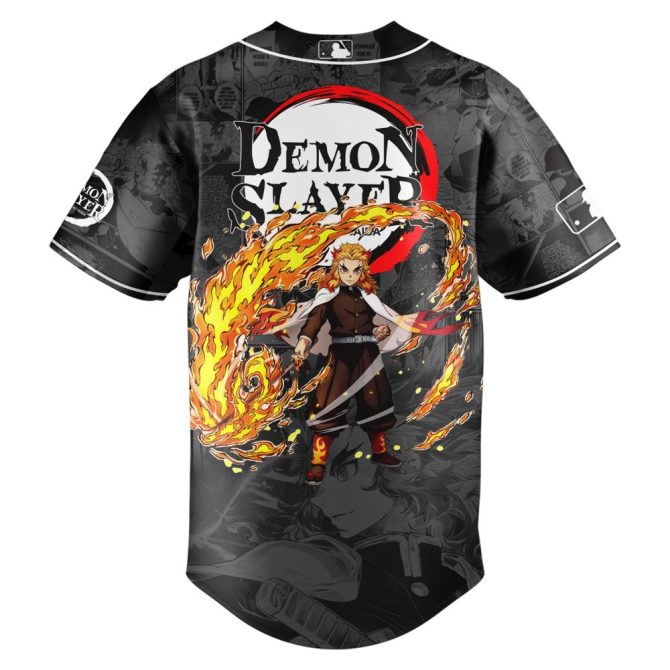 Exclusive Mlb X Demon Slayer Jersey – Limited Edition Anime Apparel - Image 3