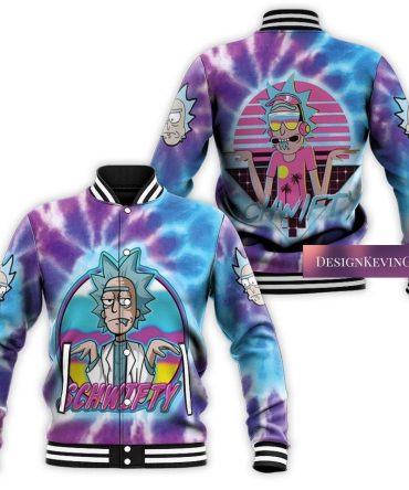 Colorful Tie-Dye Cartoon Graphic Bomber Jacket - Fun & Stylish Outerwear