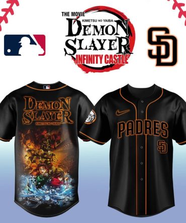 Demon Slayer Padres Baseball Jersey – Limited Edition Anime Apparel