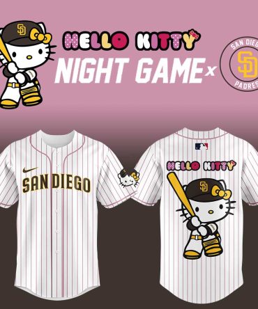 Hello Kitty X San Diego Padres Limited Edition Jersey - Cute Baseball Style!