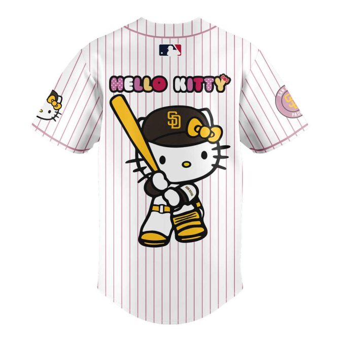 Hello Kitty X San Diego Padres Limited Edition Jersey - Cute Baseball Style! - Image 3