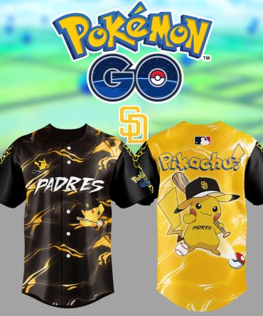 Limited Edition Pokémon Go Pikachu Padres Jersey – Catch Yours Now!
