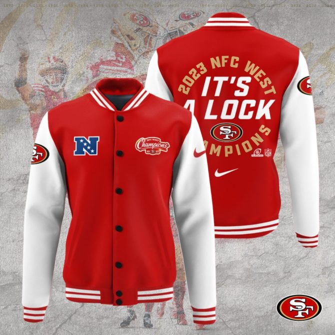 2023 Nfc West Champions Jacket - Limited Edition San Francisco 49Ers Varsity Style