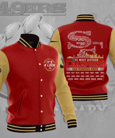 49Ers Nfc Champs Varsity Jacket - Celebrate In Style! Limited Edition Fan Gear