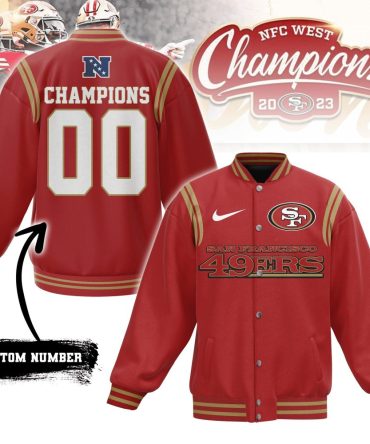 Nfc West Champs Custom 49Ers Jacket - Personalize Your Winning Style!