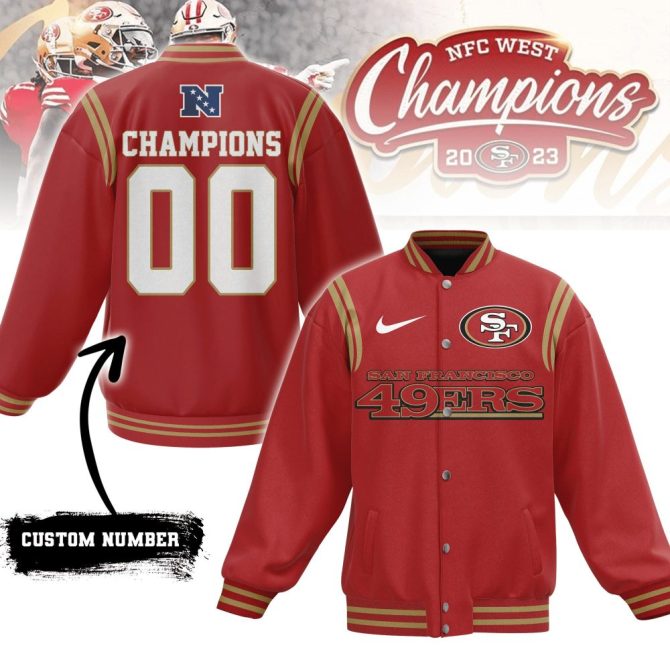 Nfc West Champs Custom 49Ers Jacket - Personalize Your Winning Style!