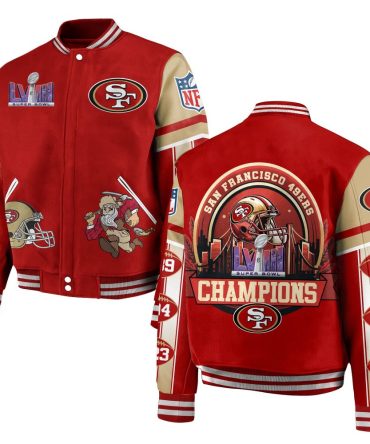 49Ers Super Bowl Champions Jacket - Limited Edition Nfl Varsity Coat